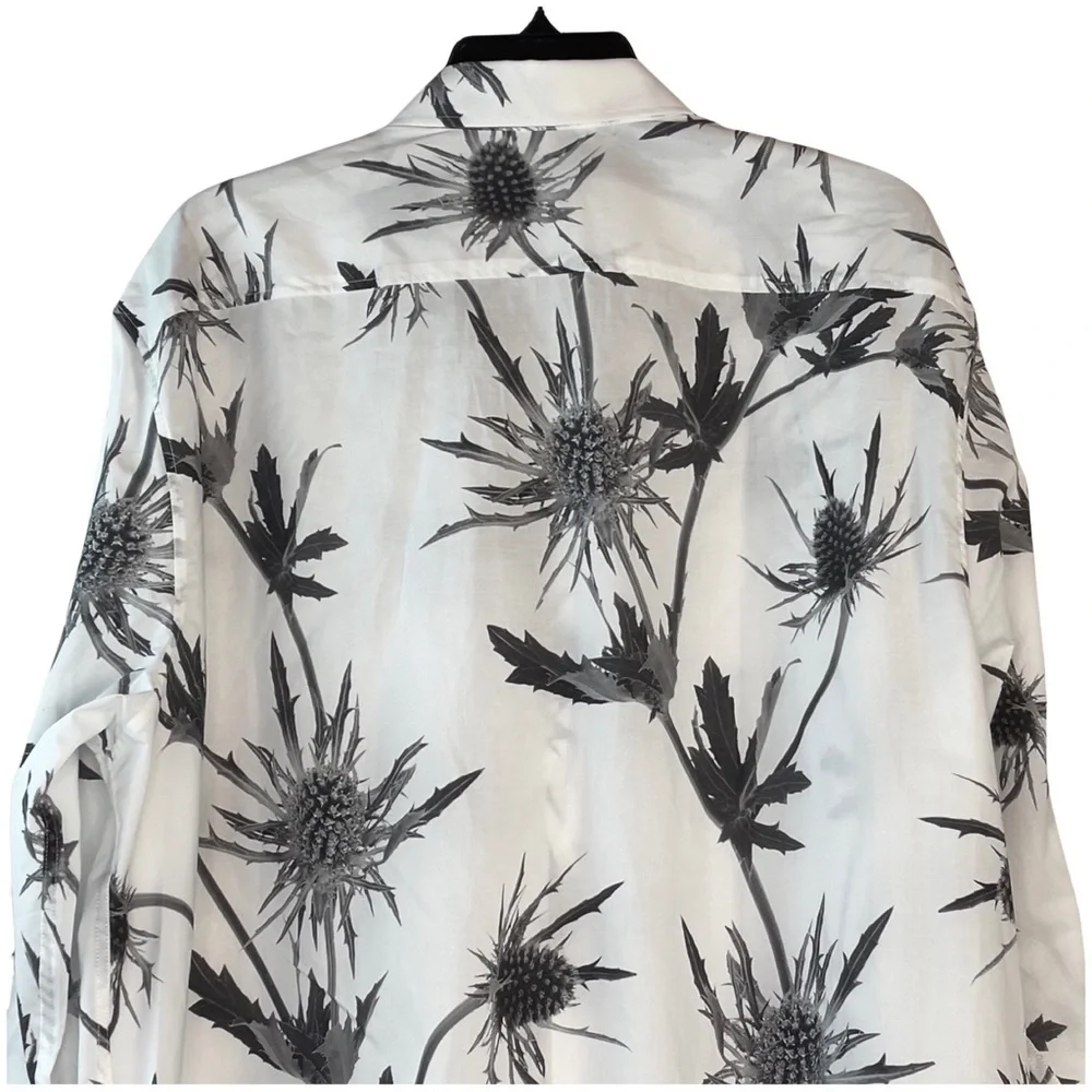 Ted Baker London Oldford Thistle Print Button-Up Shirt Size 6 (XXL) - Picture 6 of 15